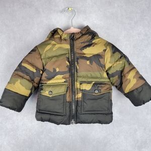 Michael Kors camo baby puffer jacket  18M